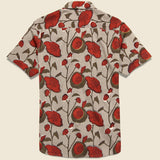 Lamar Poppy Floral Block Print Shirt - Beige/Red - Kardo - STAG Provisions - Tops - S/S Woven - Floral