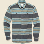 Sierra Flannel Shirt - Black Wash - Katin - STAG Provisions - Tops - L/S Woven - Stripe