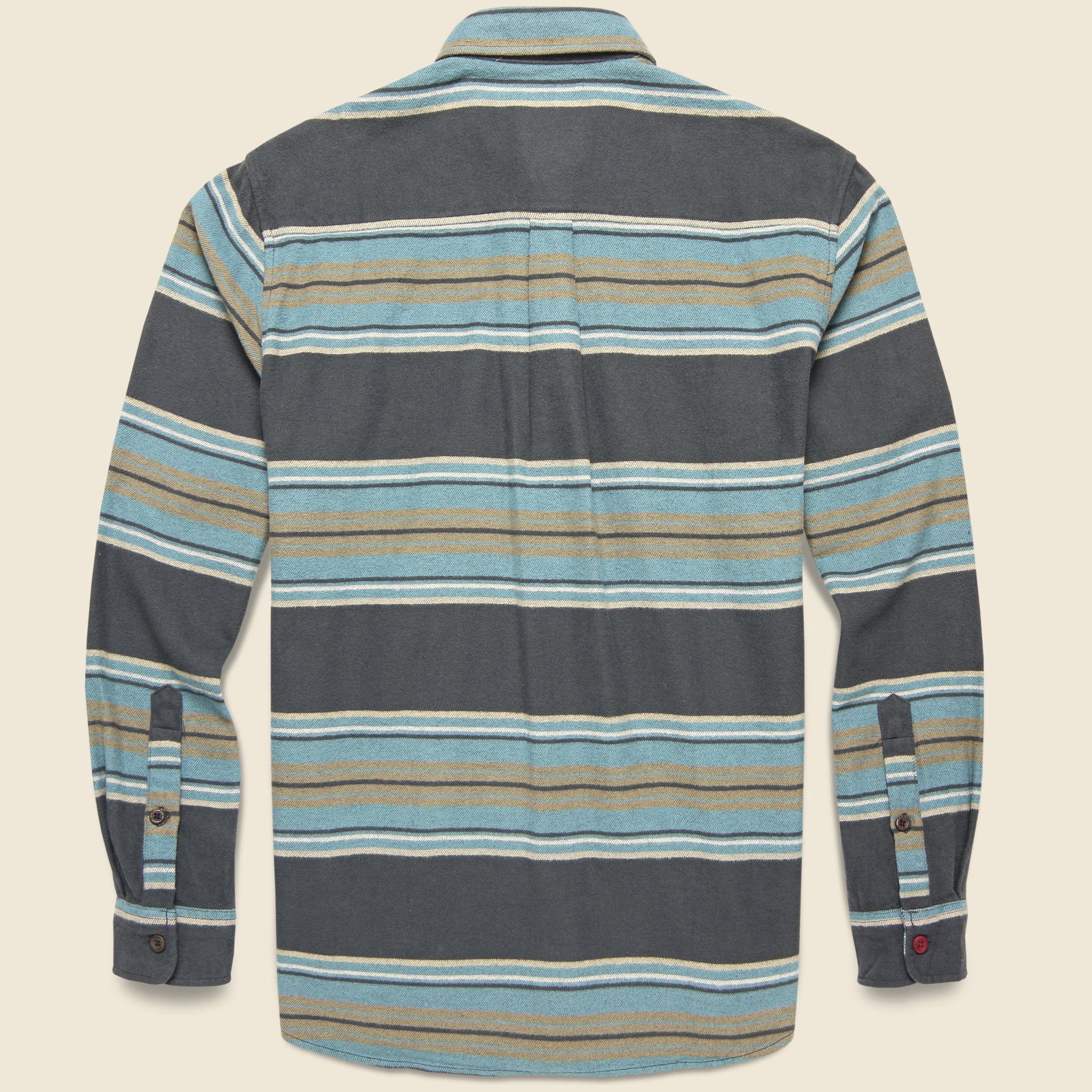 Sierra Flannel Shirt - Black Wash - Katin - STAG Provisions - Tops - L/S Woven - Stripe