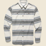 Sierra Flannel Shirt - Cement - Katin - STAG Provisions - Tops - L/S Woven - Stripe
