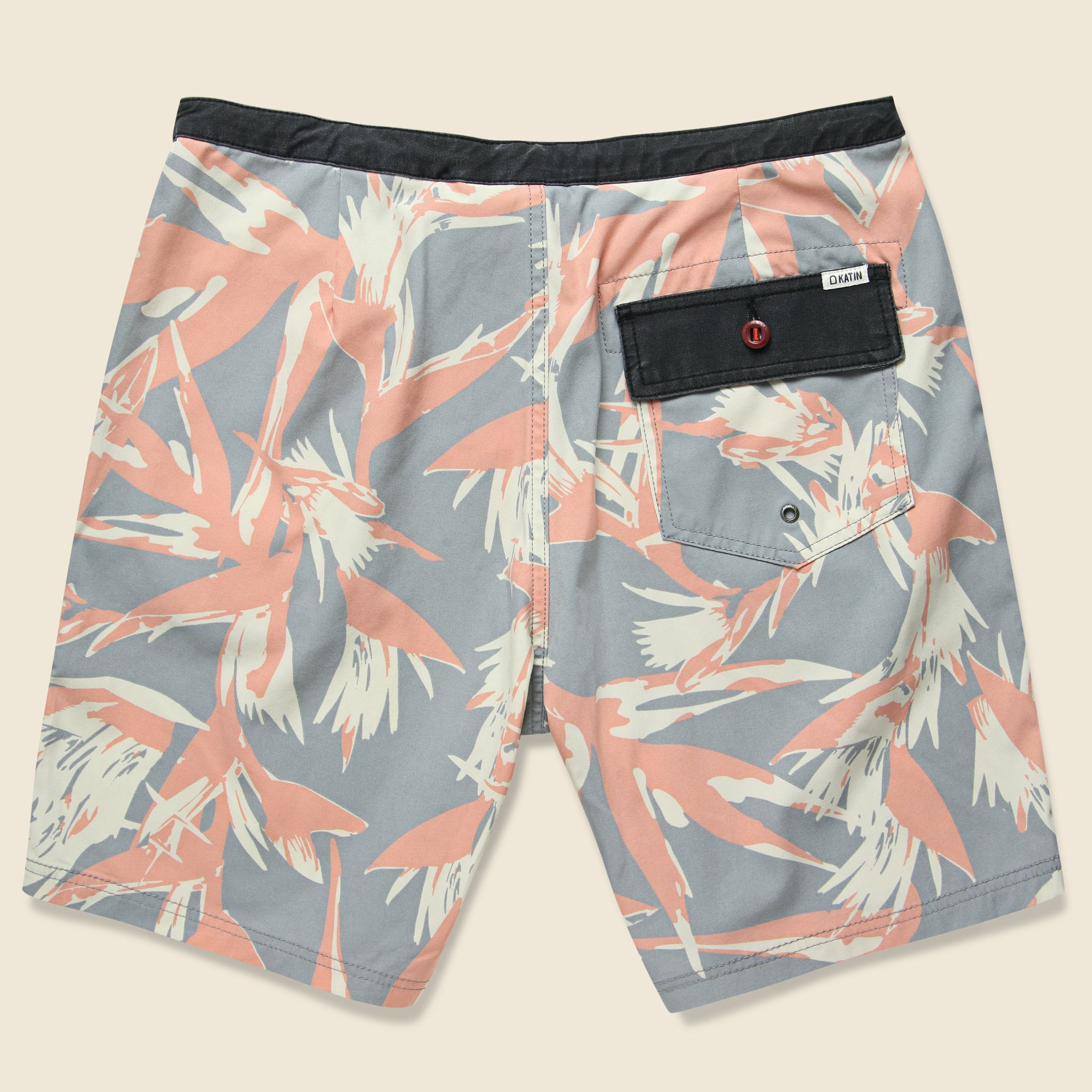 Birds Boardshort - Grey - Katin - STAG Provisions - Shorts - Swim