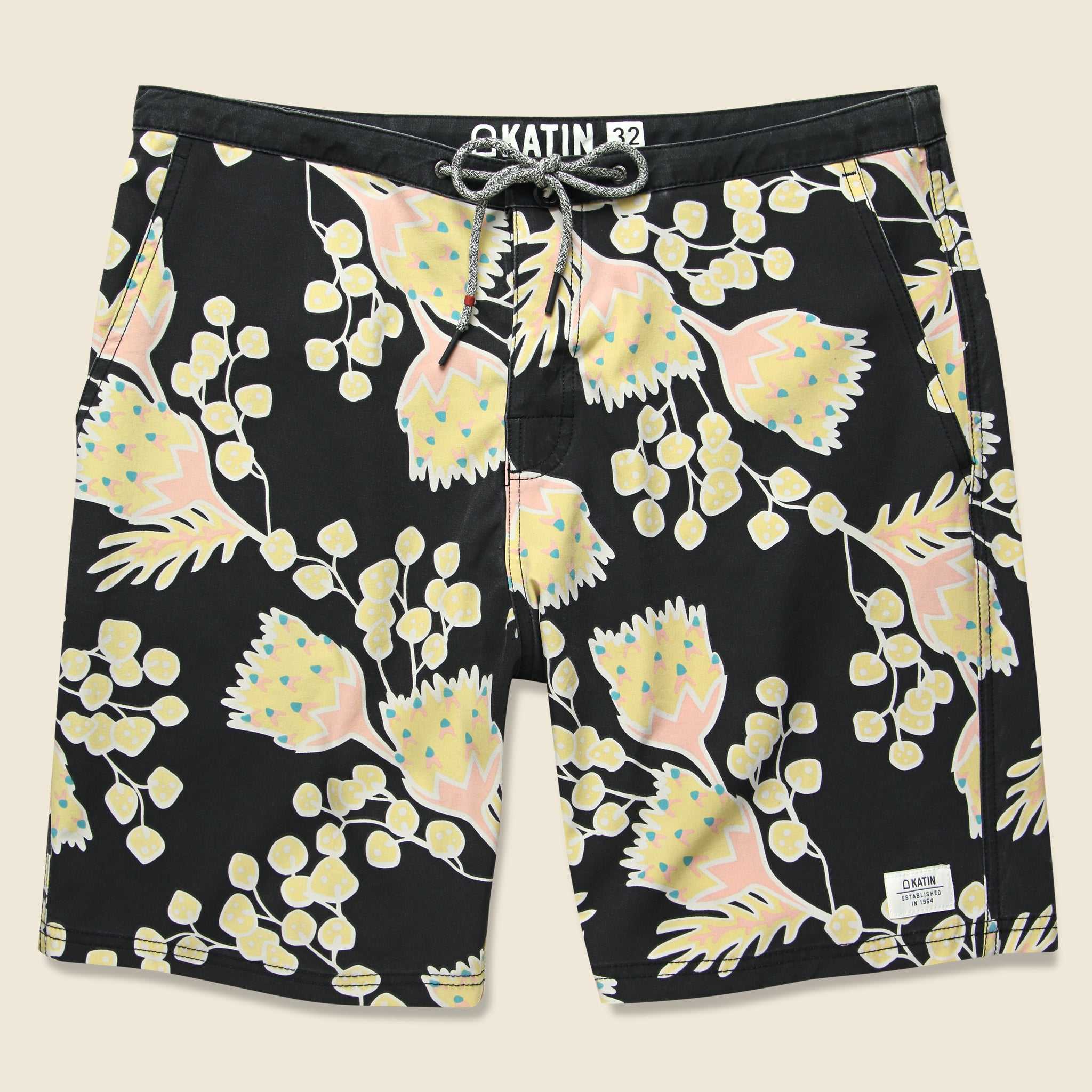 Outline Boardshort - Black - Katin - STAG Provisions - Shorts - Swim