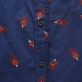 Leaves Shirt - Navy - Katin - STAG Provisions - Tops - S/S Woven - Other Pattern