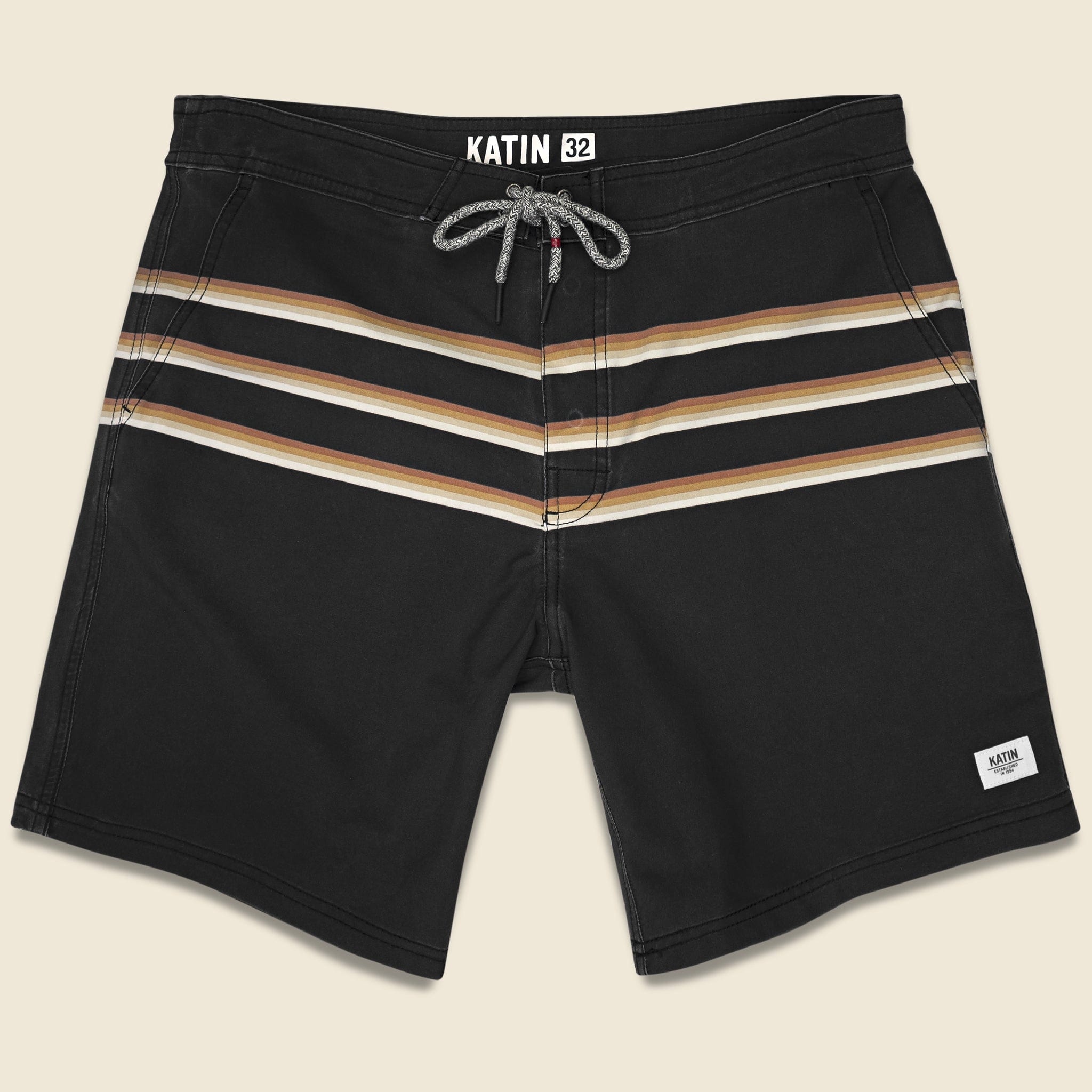 Wallace Boardshort - Black Wash - Katin - STAG Provisions - Shorts - Swim