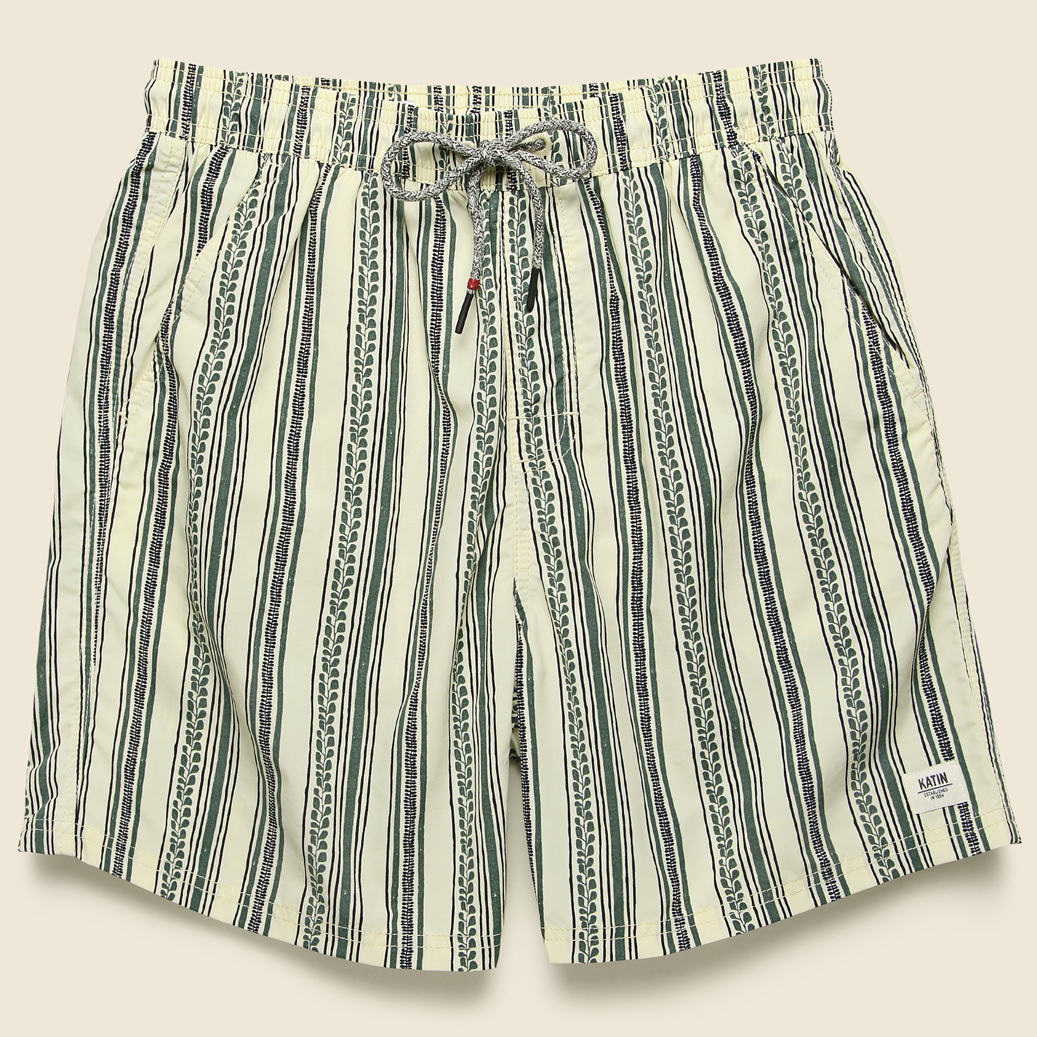 Jack Stripe Swim Trunk - Wool - Katin - STAG Provisions - Shorts - Swim