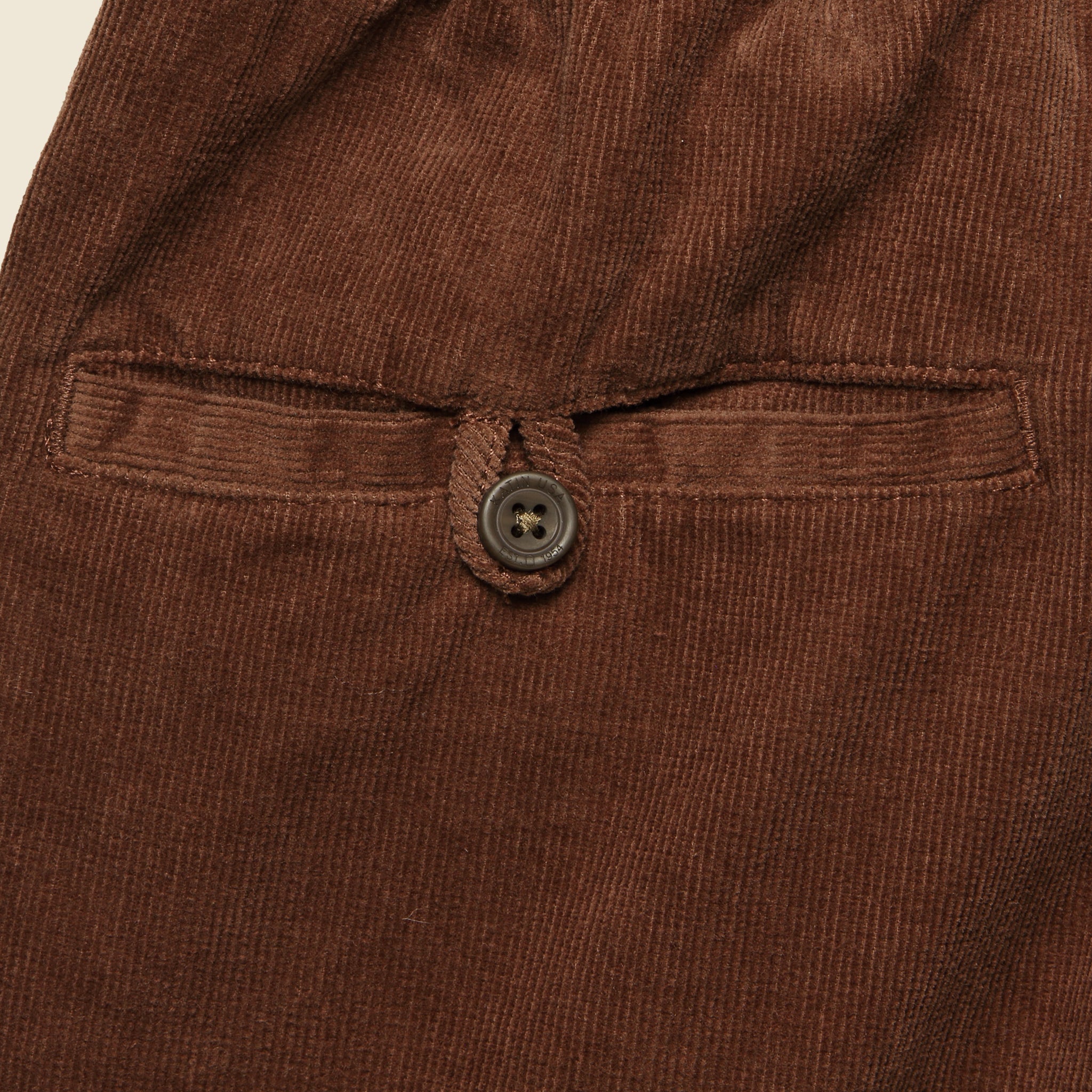 Cord Local Short - Dark Clay - Katin - STAG Provisions - Shorts - Lounge