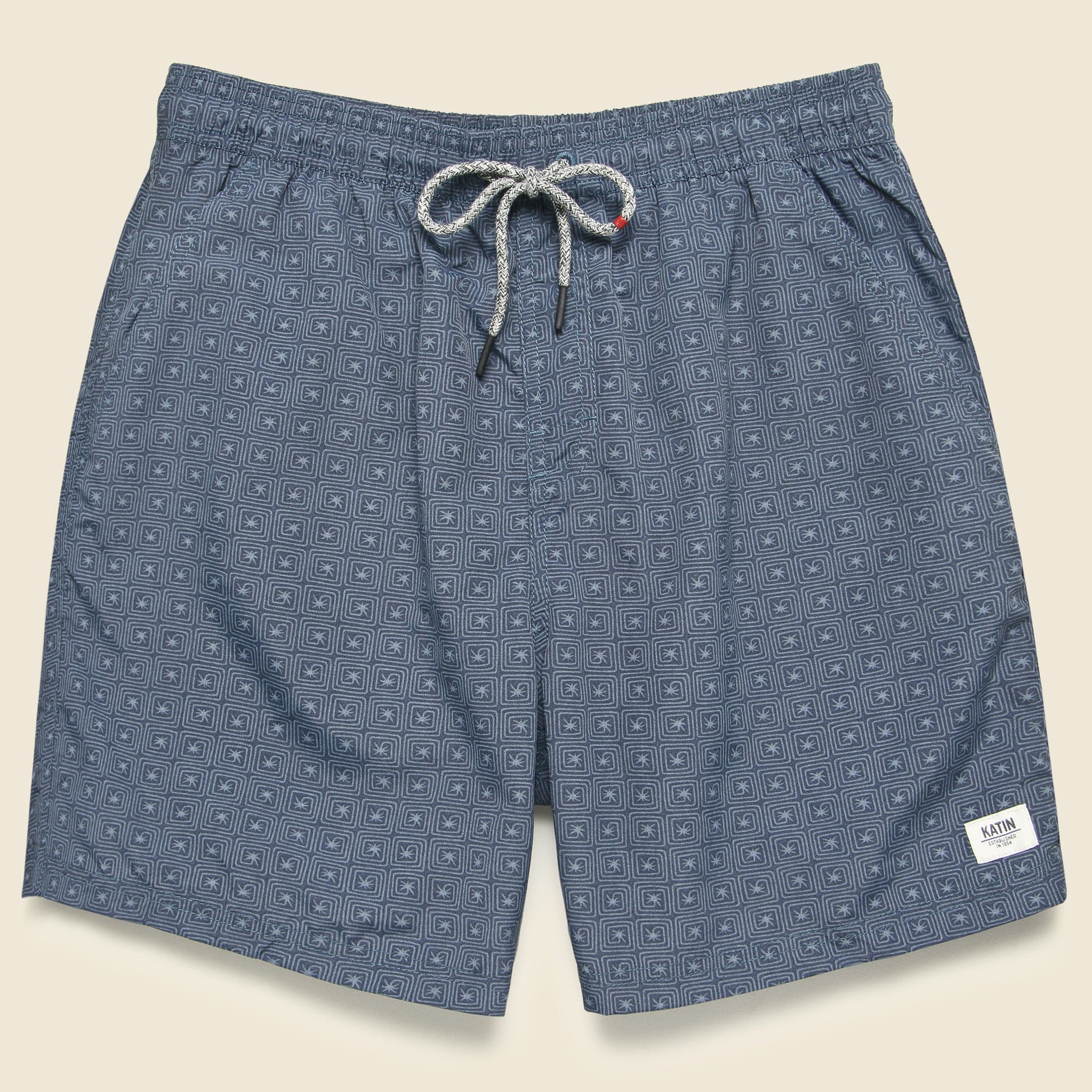 Spiral Volley Swim Trunk - Baltic Blue - Katin - STAG Provisions - Shorts - Swim