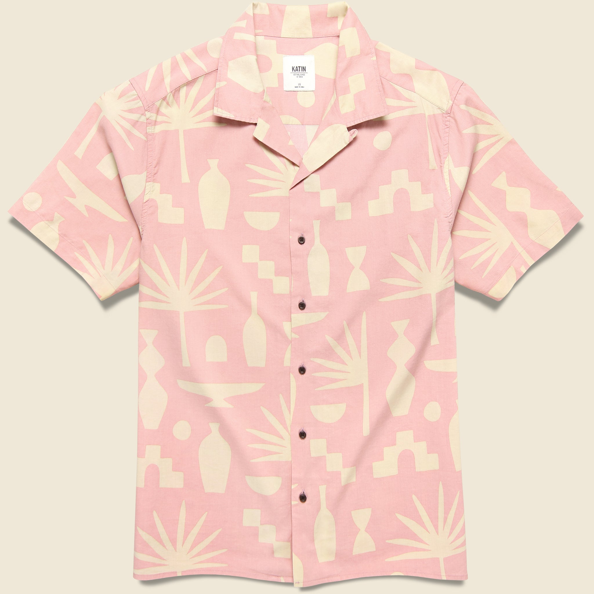 Mezcal Shirt - Pink - Katin - STAG Provisions - Tops - S/S Woven - Other Pattern