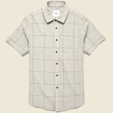 Monty Shirt - Light Gray - Katin - STAG Provisions - Tops - S/S Woven - Plaid