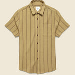 Alan Shirt - Brass - Katin - STAG Provisions - Tops - S/S Woven - Stripe
