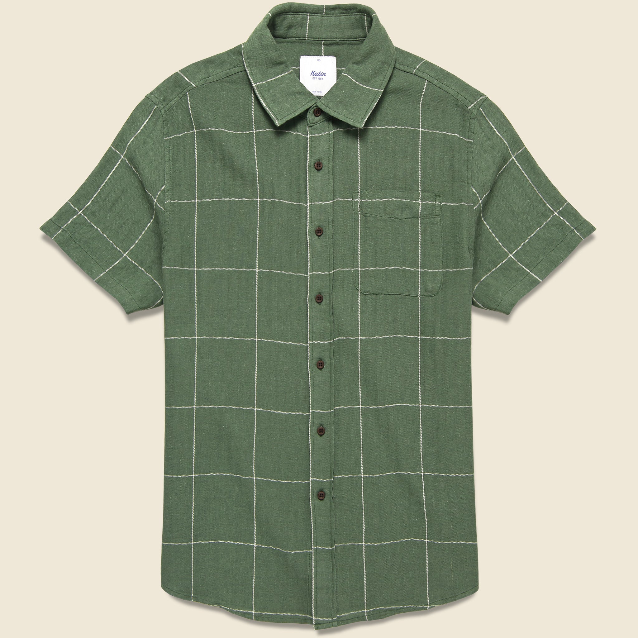 Monty Shirt - Olive - Katin - STAG Provisions - Tops - S/S Woven - Plaid