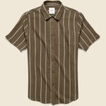 Alan Shirt - Bark - Katin - STAG Provisions - Tops - S/S Woven - Stripe