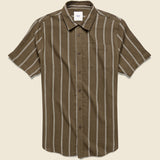 Alan Shirt - Bark - Katin - STAG Provisions - Tops - S/S Woven - Stripe