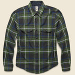Anvil Flannel - Green - KATO - STAG Provisions - Tops - L/S Woven - Overshirt