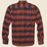 Vintage Plaid Double Gauze Shirt - Red Check - KATO - STAG Provisions - Tops - L/S Woven - Plaid