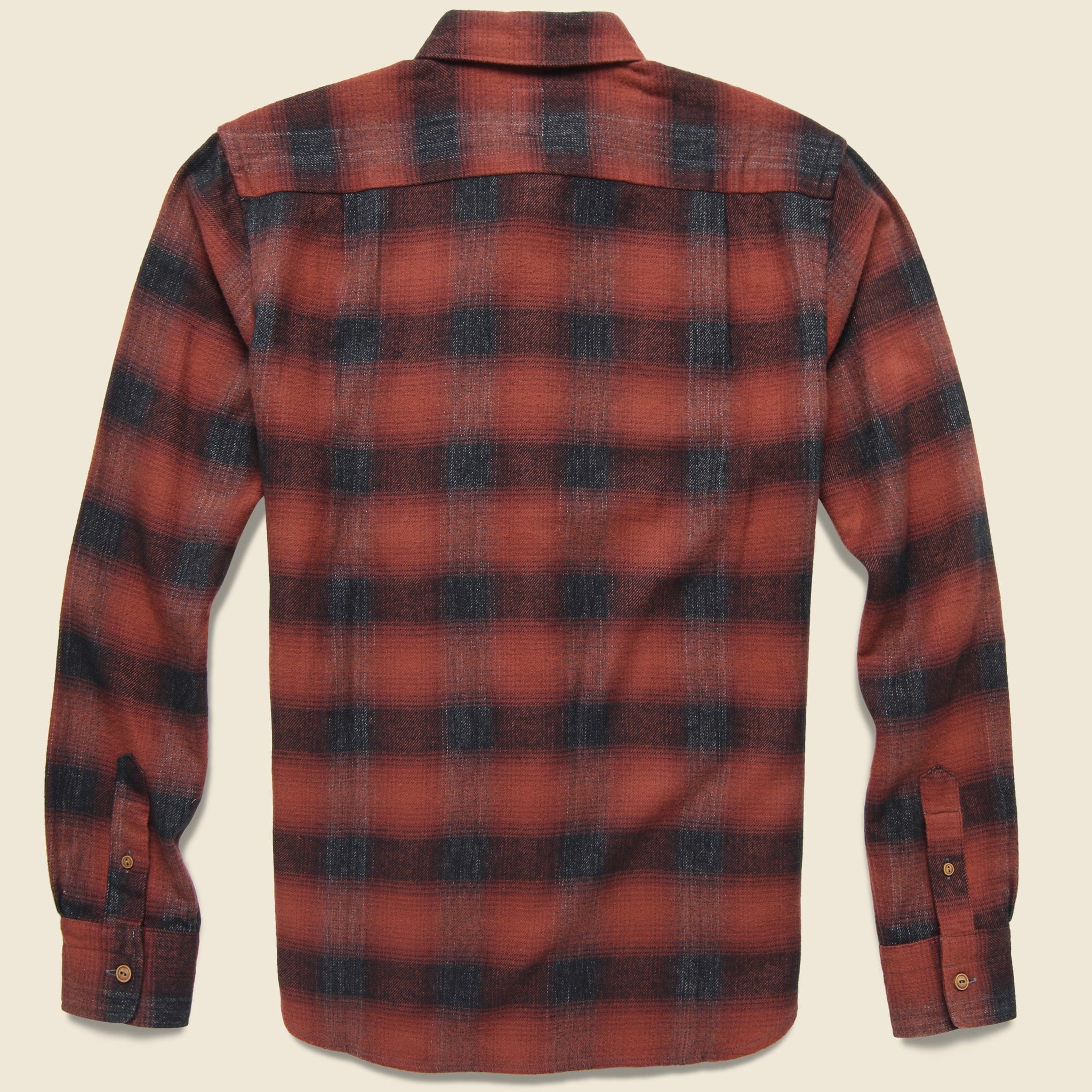 Vintage Plaid Double Gauze Shirt - Red Check - KATO - STAG Provisions - Tops - L/S Woven - Plaid