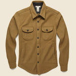 Anvil Shirt Jacket - Camel Melton - KATO - STAG Provisions - Outerwear - Shirt Jacket