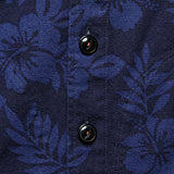 Aloha Print Shirt Jacket - Navy - KATO - STAG Provisions - Outerwear - Coat / Jacket