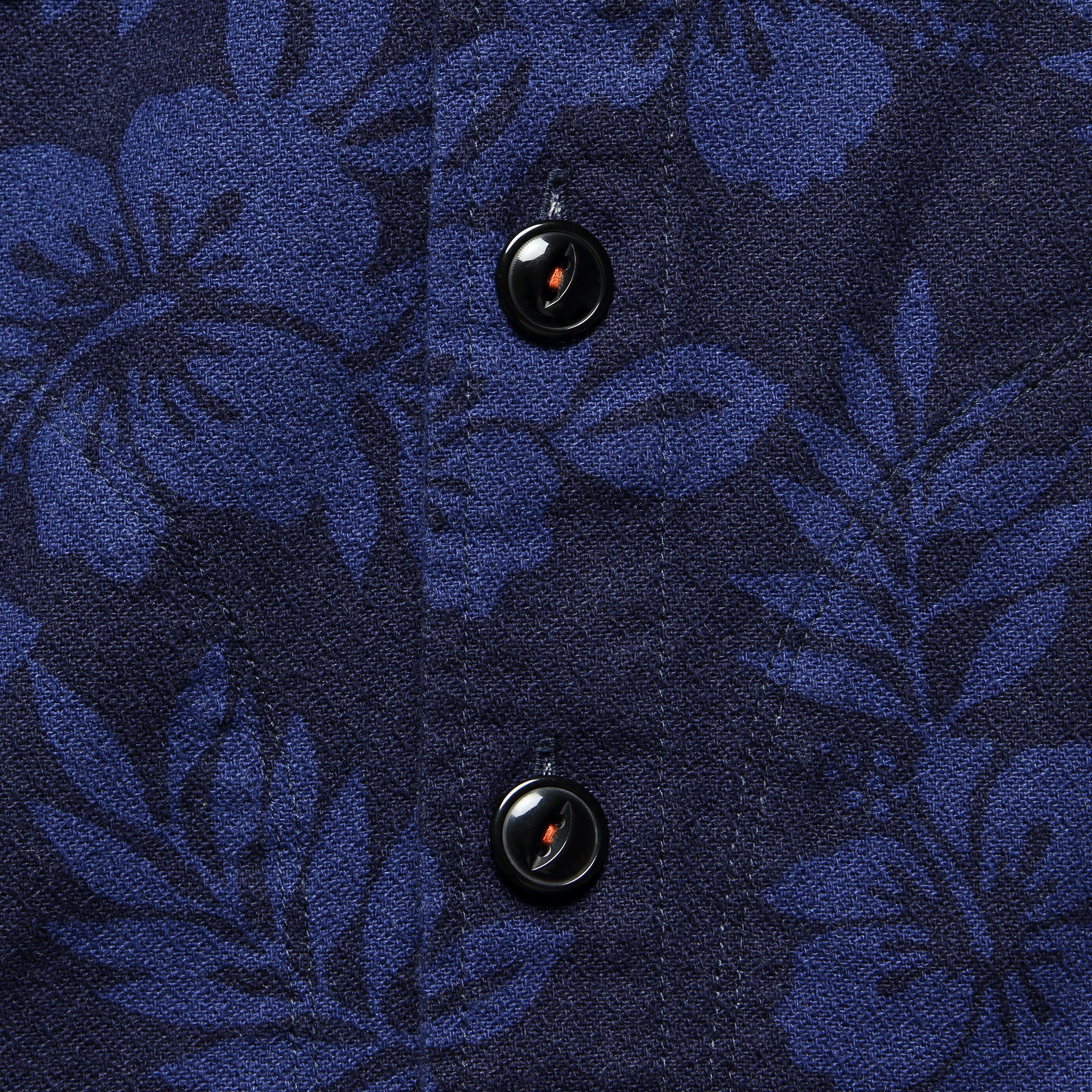 Aloha Print Shirt Jacket - Navy - KATO - STAG Provisions - Outerwear - Coat / Jacket