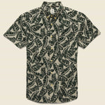 Seersucker Aloha Shirt - Green - KATO - STAG Provisions - Tops - S/S Woven - Floral