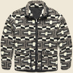 Reverse Zip Pile & Quilt Jacket - Grey - Knickerbocker - STAG Provisions - Outerwear - Coat / Jacket