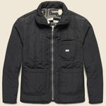 Reverse Zip Pile & Quilt Jacket - Grey - Knickerbocker - STAG Provisions - Outerwear - Coat / Jacket