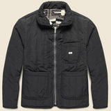 Reverse Zip Pile & Quilt Jacket - Grey - Knickerbocker - STAG Provisions - Outerwear - Coat / Jacket