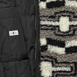 Reverse Zip Pile & Quilt Jacket - Grey - Knickerbocker - STAG Provisions - Outerwear - Coat / Jacket