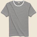 Mod Striped Tee - White/Black - Knickerbocker - STAG Provisions - Tops - S/S Tee