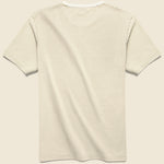 Mod Striped Tee - White/Tan - Knickerbocker - STAG Provisions - Tops - S/S Tee