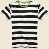 Mojave Striped Tee - White/Black - Knickerbocker - STAG Provisions - Tops - S/S Tee