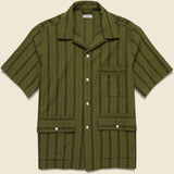 Hemingway Shirt - Olive - Knickerbocker - STAG Provisions - Tops - S/S Woven - Other Pattern