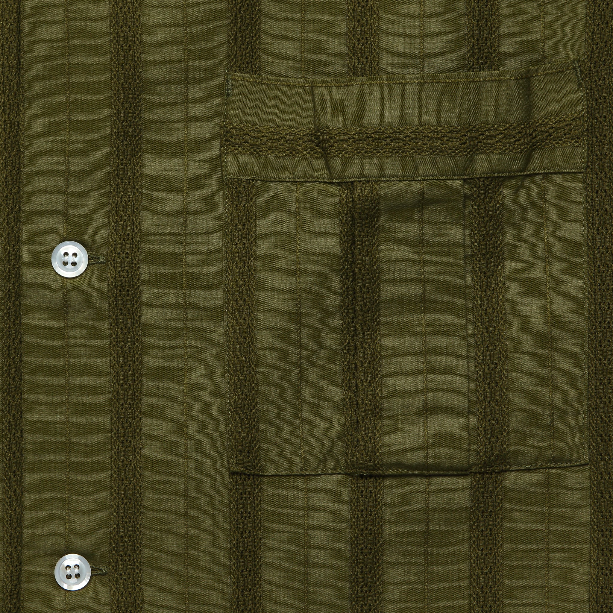 Hemingway Shirt - Olive - Knickerbocker - STAG Provisions - Tops - S/S Woven - Other Pattern