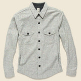 Speckle Overshirt - Grey - KATO - STAG Provisions - Tops - L/S Woven - Overshirt