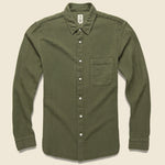 Vintage Double Gauze Shirt - Military Green - KATO - STAG Provisions - Tops - L/S Woven - Solid