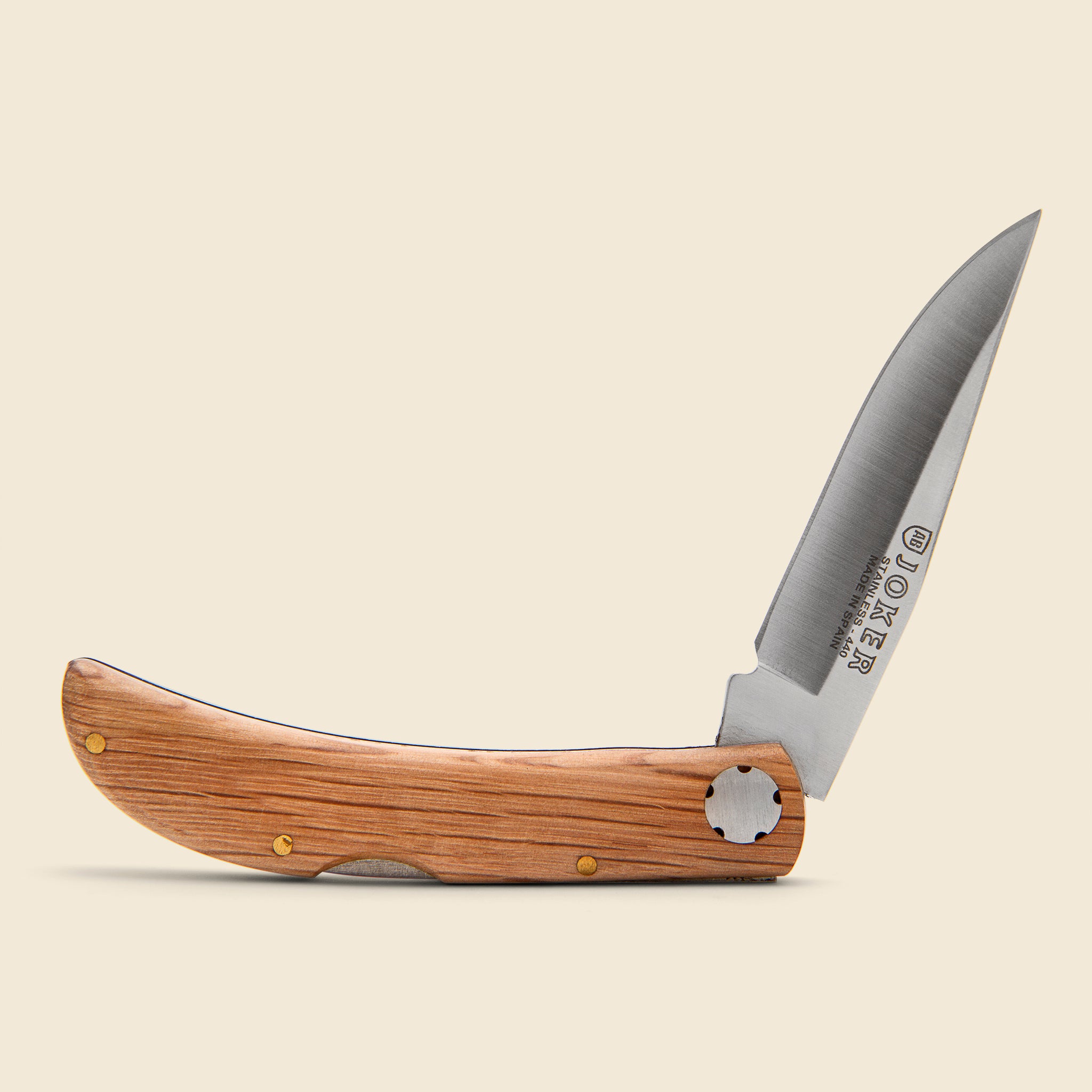 Leather Sheath with Joker Knife - Navy/Orange Painted - Son of a Sailor - STAG Provisions - Gift - Knife