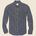 Seigaiha Shirt - Dark Indigo - Life After Denim - STAG Provisions - Tops - L/S Woven - Other Pattern