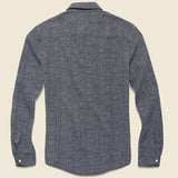 Seigaiha Shirt - Dark Indigo - Life After Denim - STAG Provisions - Tops - L/S Woven - Other Pattern