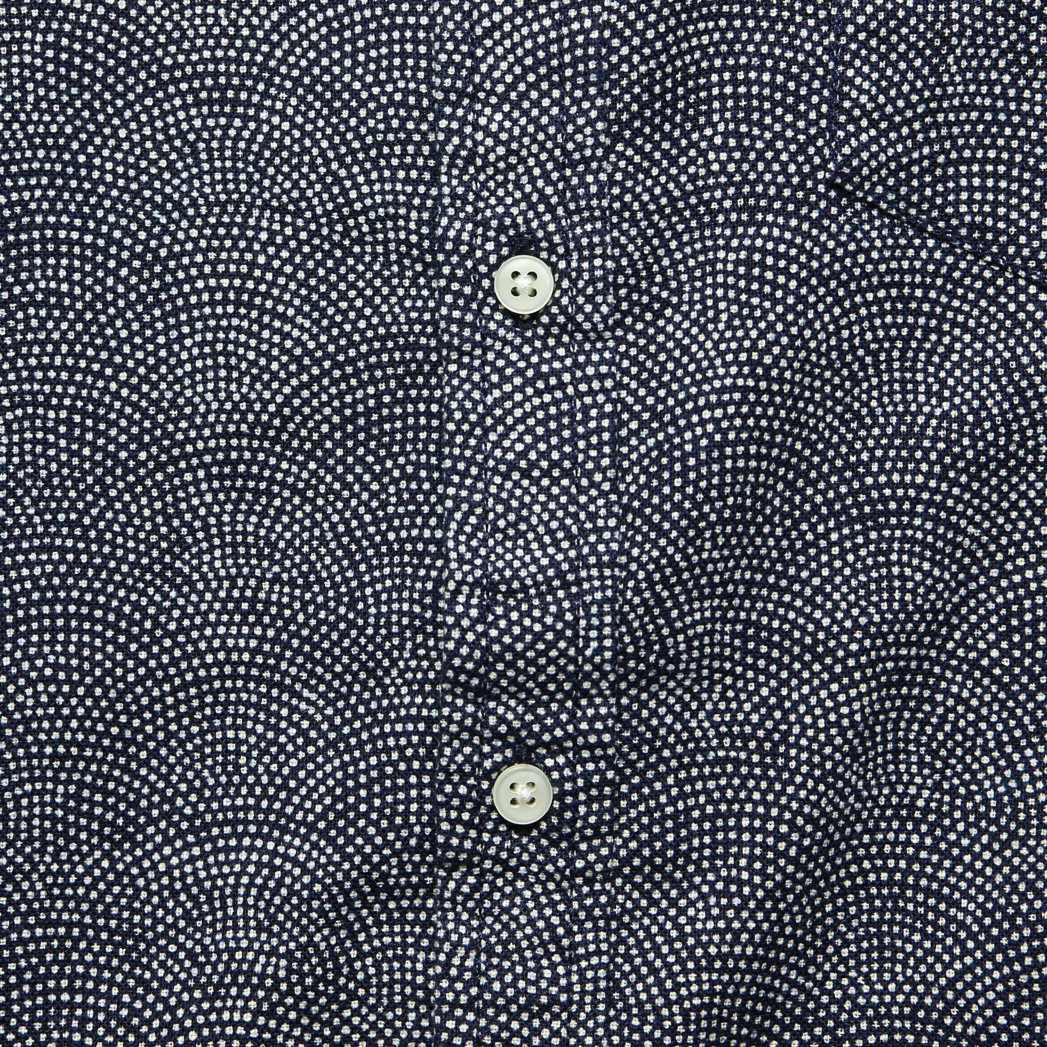 Seigaiha Shirt - Dark Indigo - Life After Denim - STAG Provisions - Tops - L/S Woven - Other Pattern