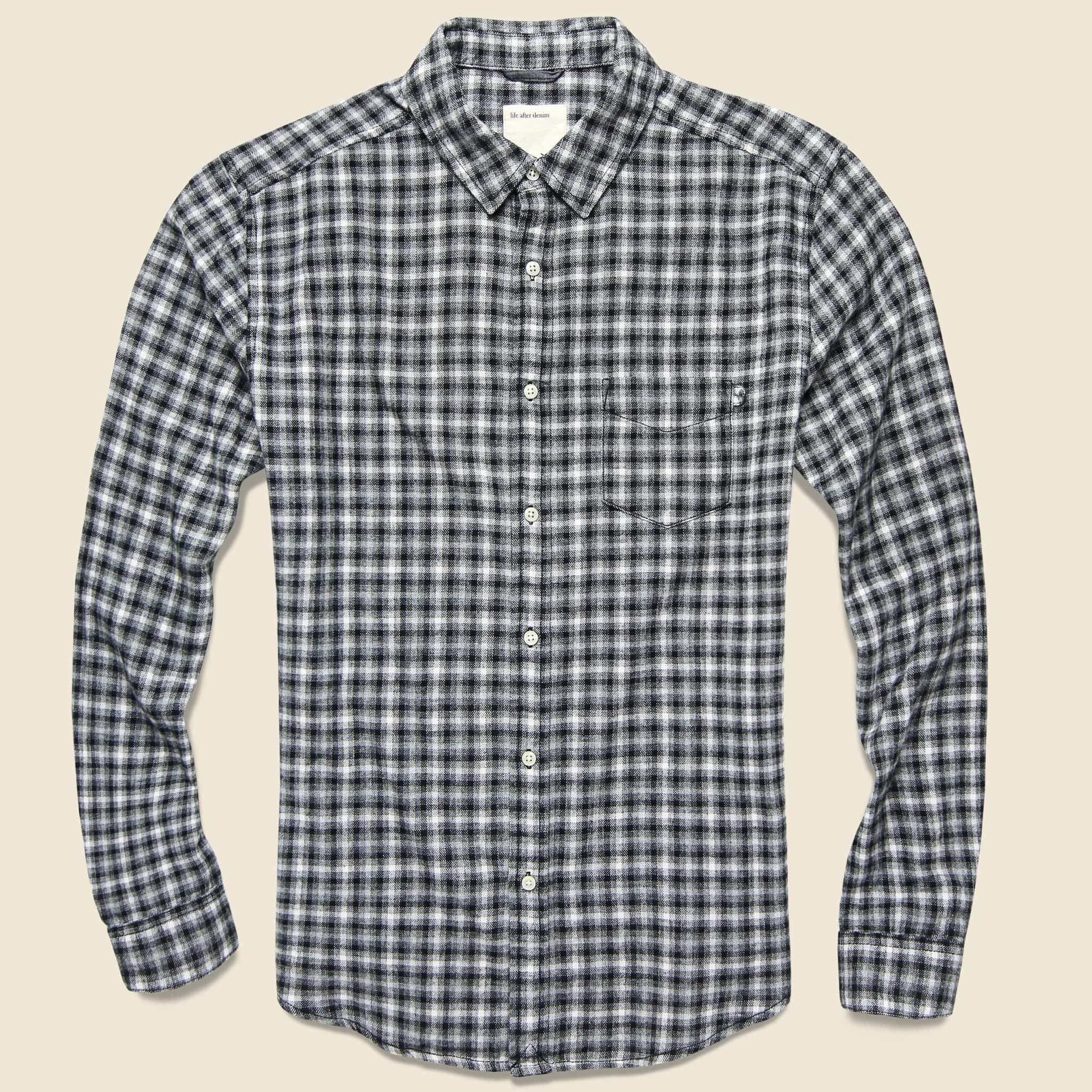 Sherbrooke Flannel - White - Life After Denim - STAG Provisions - Tops - L/S Woven - Plaid