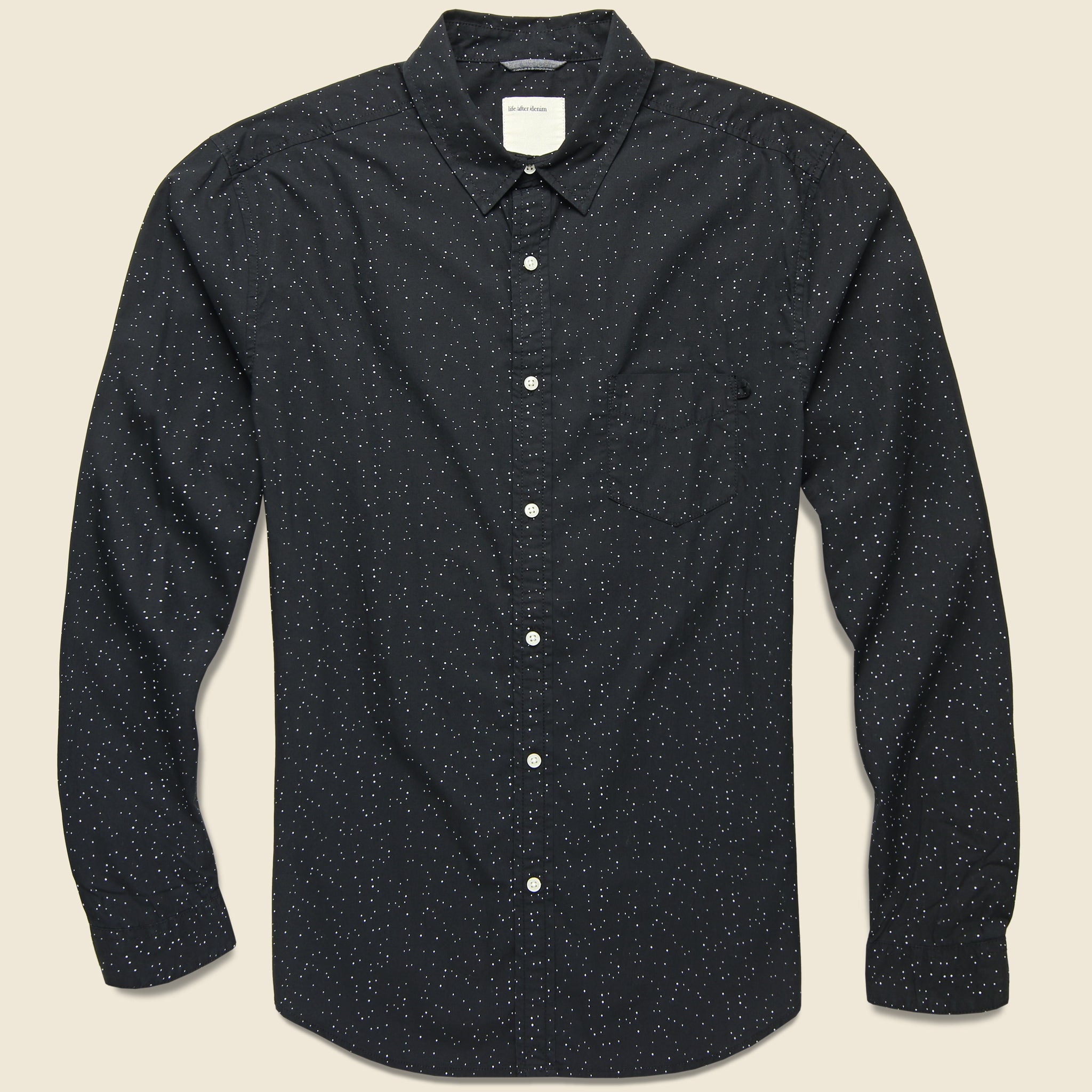 Cosmic Shirt - Black - Life After Denim - STAG Provisions - Tops - L/S Woven - Dot
