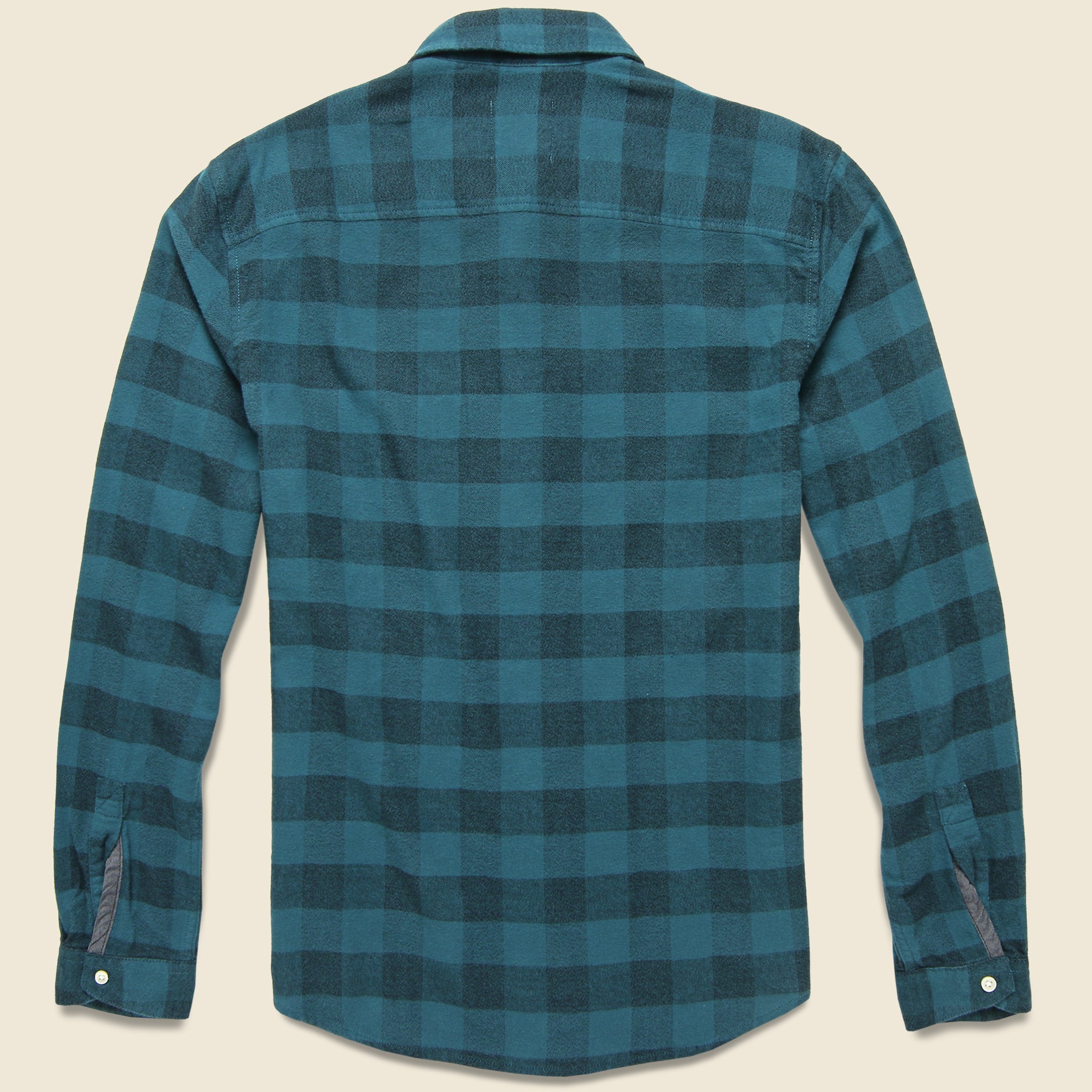Allegheny Plaid Flannel - Comet Teal - Life After Denim - STAG Provisions - Tops - L/S Woven - Plaid