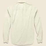 Trafalgar Square Dobby Shirt - White - Life After Denim - STAG Provisions - Tops - L/S Woven - Plaid
