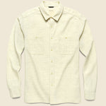 Kelvingrove Twill Flannel - Irish Cream - Life After Denim - STAG Provisions - Tops - L/S Woven - Fleck