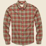 Tartan Flannel - Heather Portabello - Life After Denim - STAG Provisions - Tops - L/S Woven - Plaid
