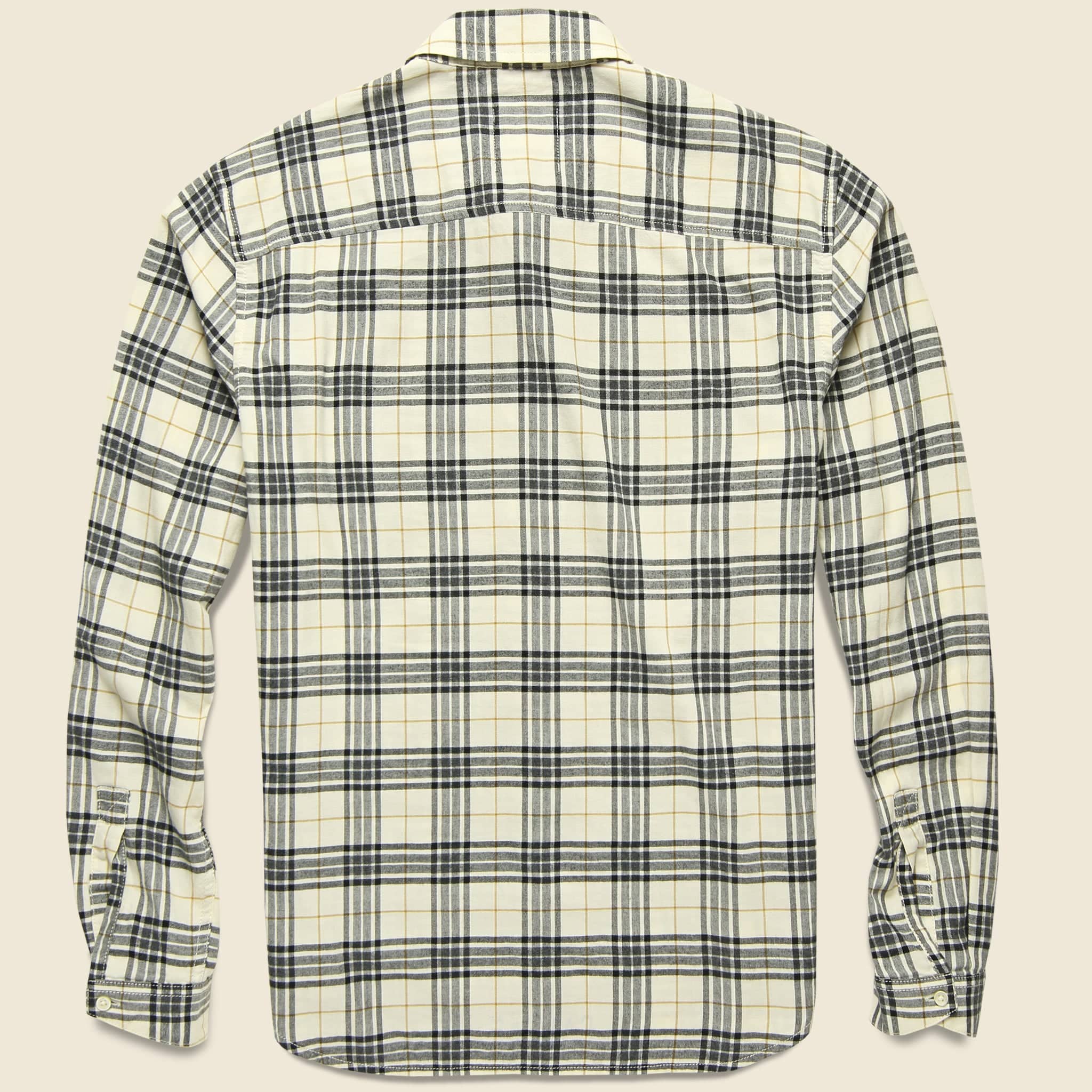 Tartan Flannel - Heather Irish Cream - Life After Denim - STAG Provisions - Tops - L/S Woven - Plaid