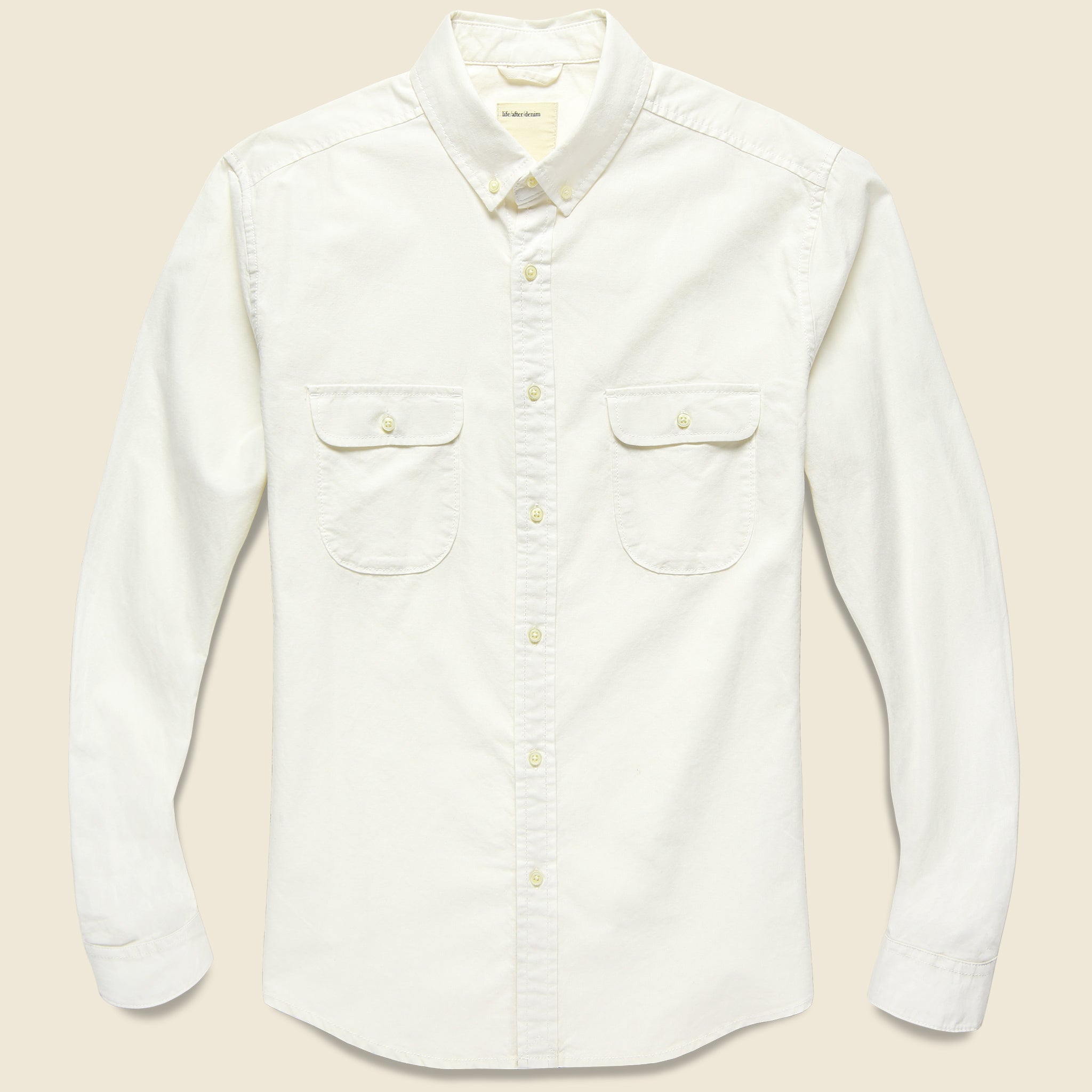 Scout Shirt - White - Life After Denim - STAG Provisions - Tops - L/S Woven - Solid
