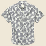 Pineapple Express Shirt - White - Life After Denim - STAG Provisions - Tops - S/S Woven - Other Pattern