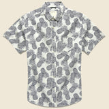 Pineapple Express Shirt - White - Life After Denim - STAG Provisions - Tops - S/S Woven - Other Pattern