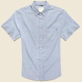 Oxford Shirt - Blue Agave - Life After Denim - STAG Provisions - Tops - S/S Woven - Solid